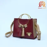 ROUND HANDLE (Mehroon+Skin) - Image 3