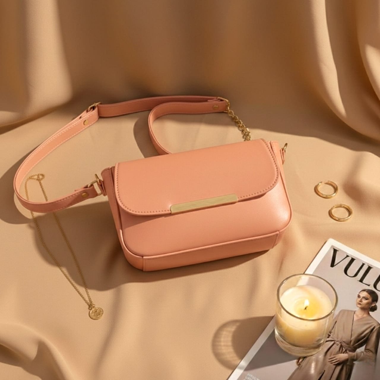 WhatsApp Image 2026-03-03 at 12.52.16 PM Flap Bag Pink - Image 1